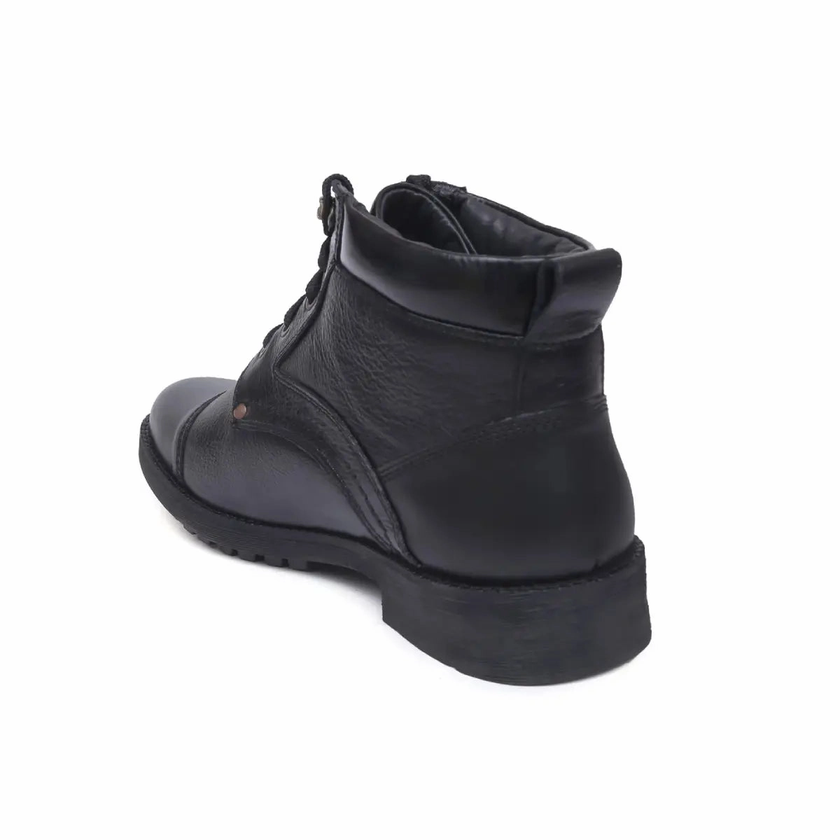 Casual Shoe Types Fine-Grain Leather Lace-up High Ankle Boots 3051 for Men