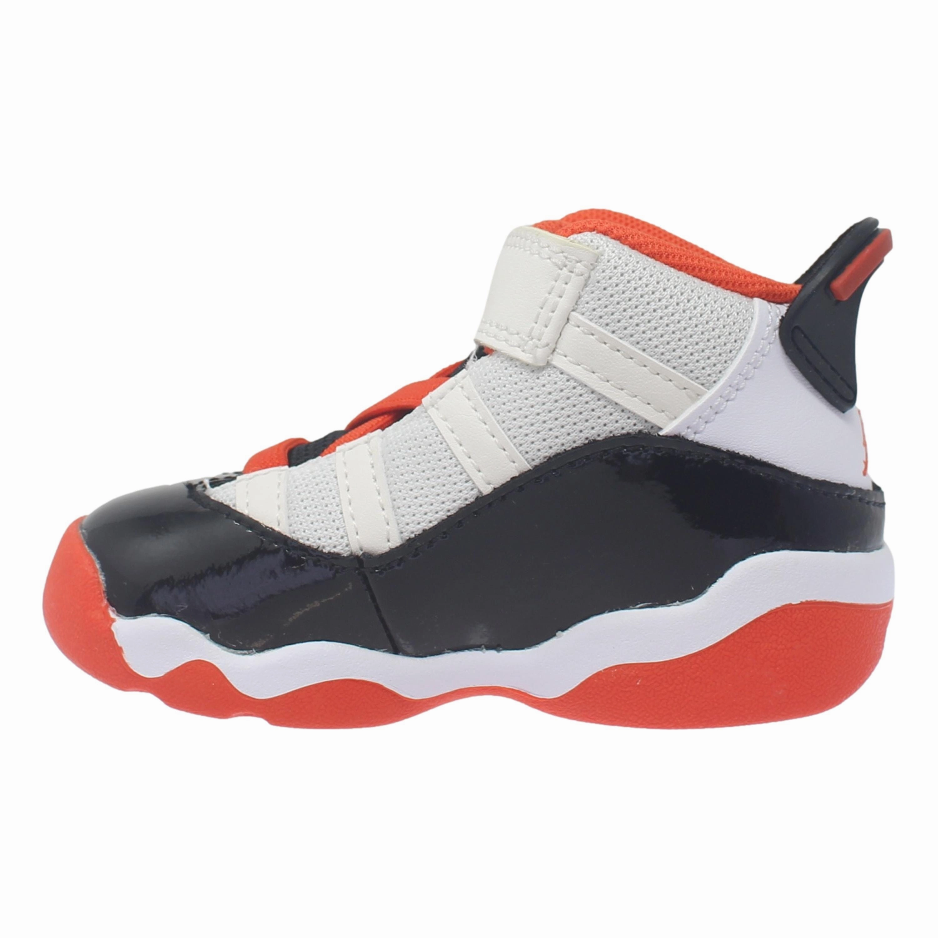 Asics Stability Shoes Running Nike Jordan 6 Rings White/Team Orange-Black-Sail  DV1344-108 Toddler