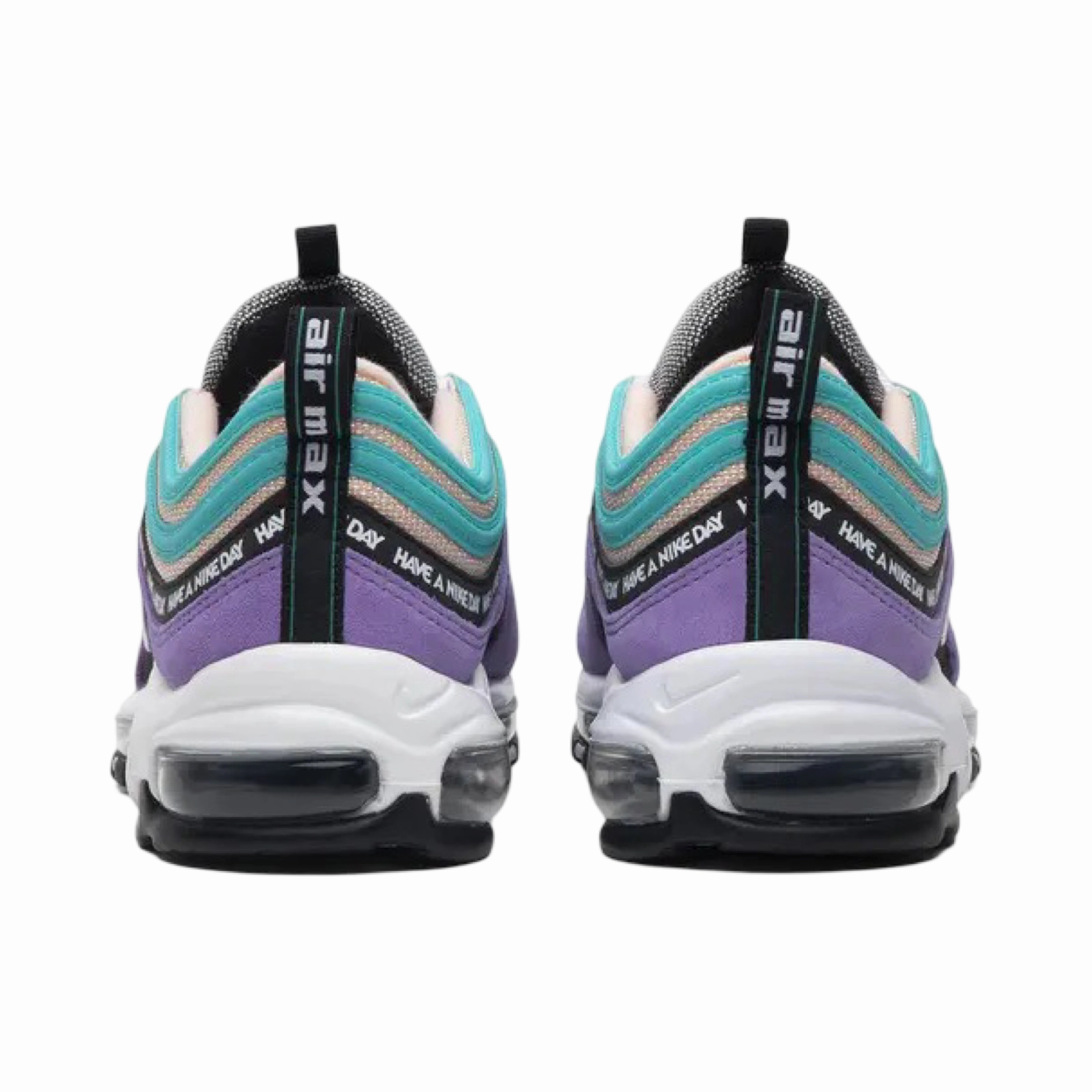 Nike Air Max 97 Have A Nike Day Black Clear Emerald White Asics Shoes For Walking On Concrete