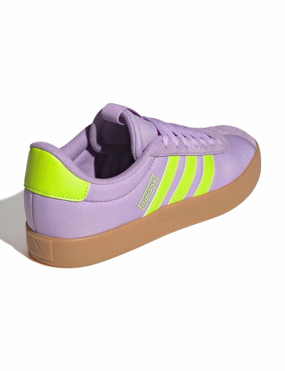 VL Court 3.0 Shoes - Powder Plum/Solar Slime/Lucid Lemon Adidas Originals Stan Smith Shoes