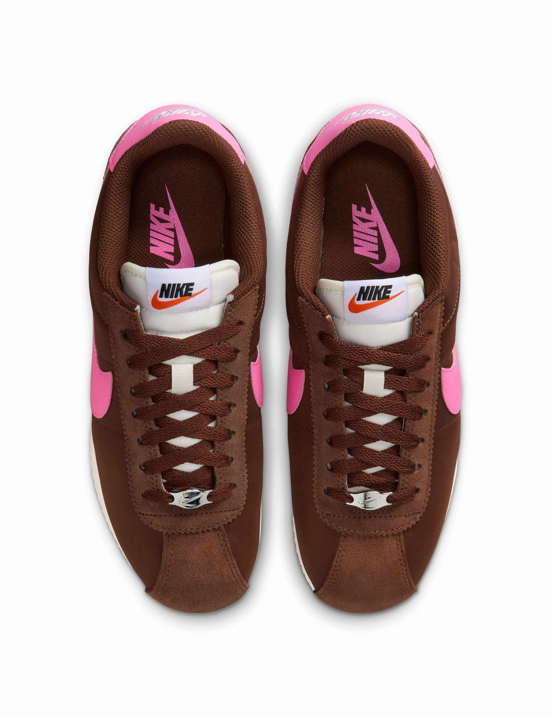 Asics Tennis Shoes Gel Resolution 8 Cortez Textile Shoes - Fauna Brown/Sail/White/Pink Spell
