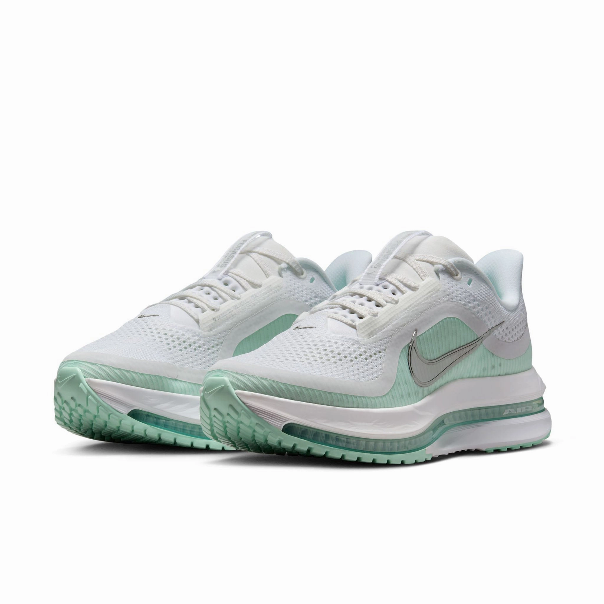 Best Asics Shoes For Pronation Nike | Women's Pegasus Premium Road Running Shoes - White/Metallic Silver-Mint Foam-Cannon