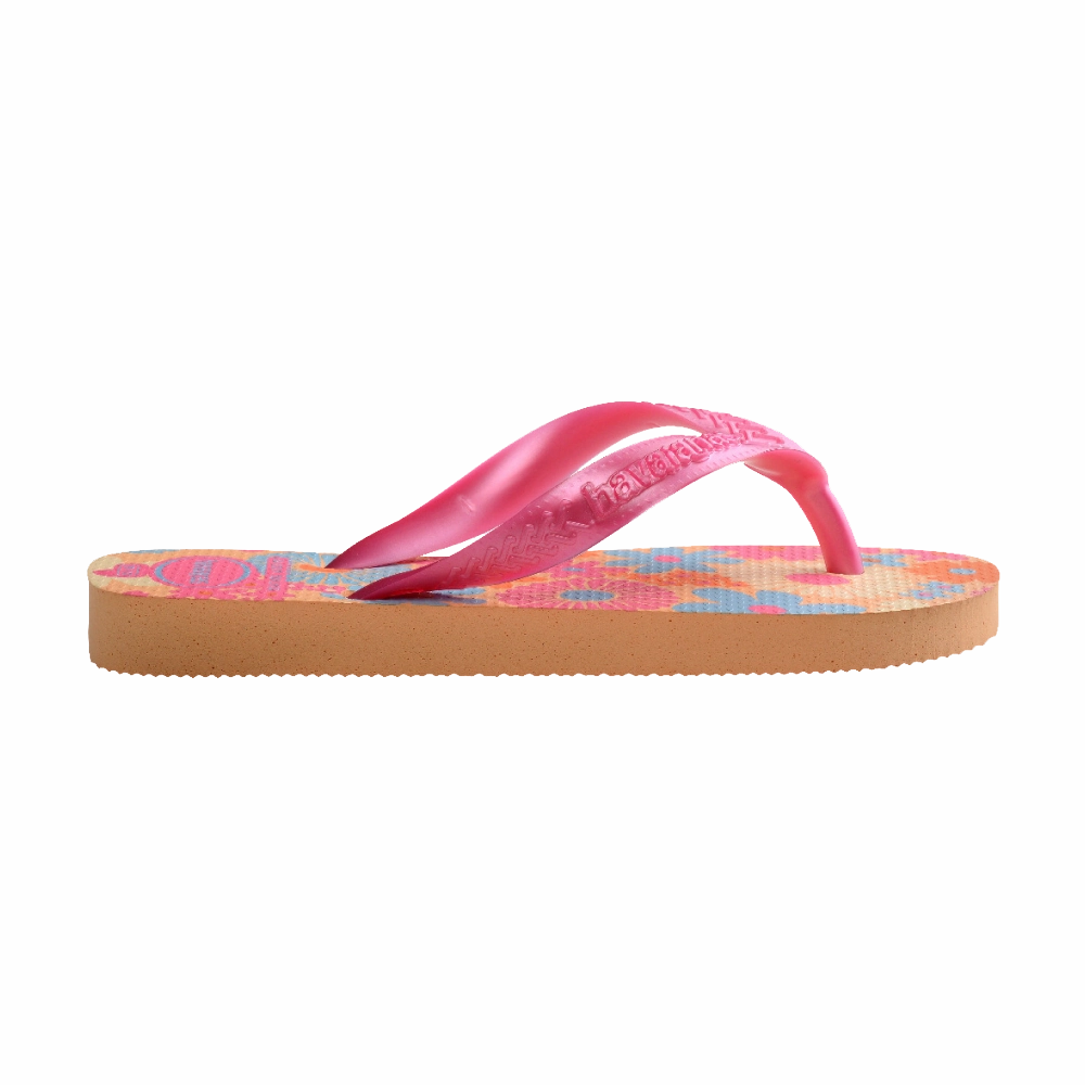 Wide Width Wedge Flip Flops Kids Flores Flip Flops