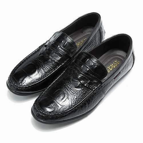 Men Comfortable Genuine Leather Driving Shoes Slip On Loafers Flats Loafers And Leggings
