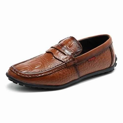 Unisa Loafers Men Comfortable Genuine Leather Driving Shoes Slip On Loafers Flats