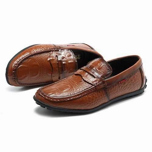 Ballet Flat Loafers Men Comfortable Genuine Leather Driving Shoes Slip On Loafers Flats