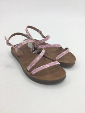 Spring Woven Flip Flops Steve Madden Child Size 3 Youth Pink Sandals/Flip Flops