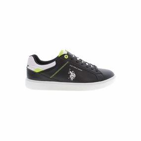 Hey Dude Britt Casual Shoe U.S. POLO ASSN. Black Polyester Men Sneaker