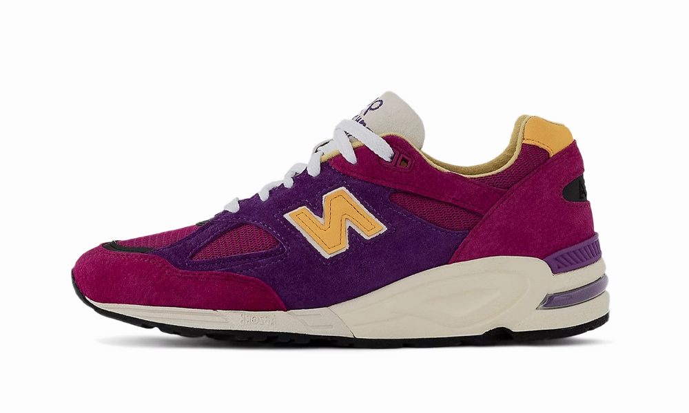 New Balance 990v2 MiUSA Teddy Santis Purple Yellow New Balance 998 Blue
