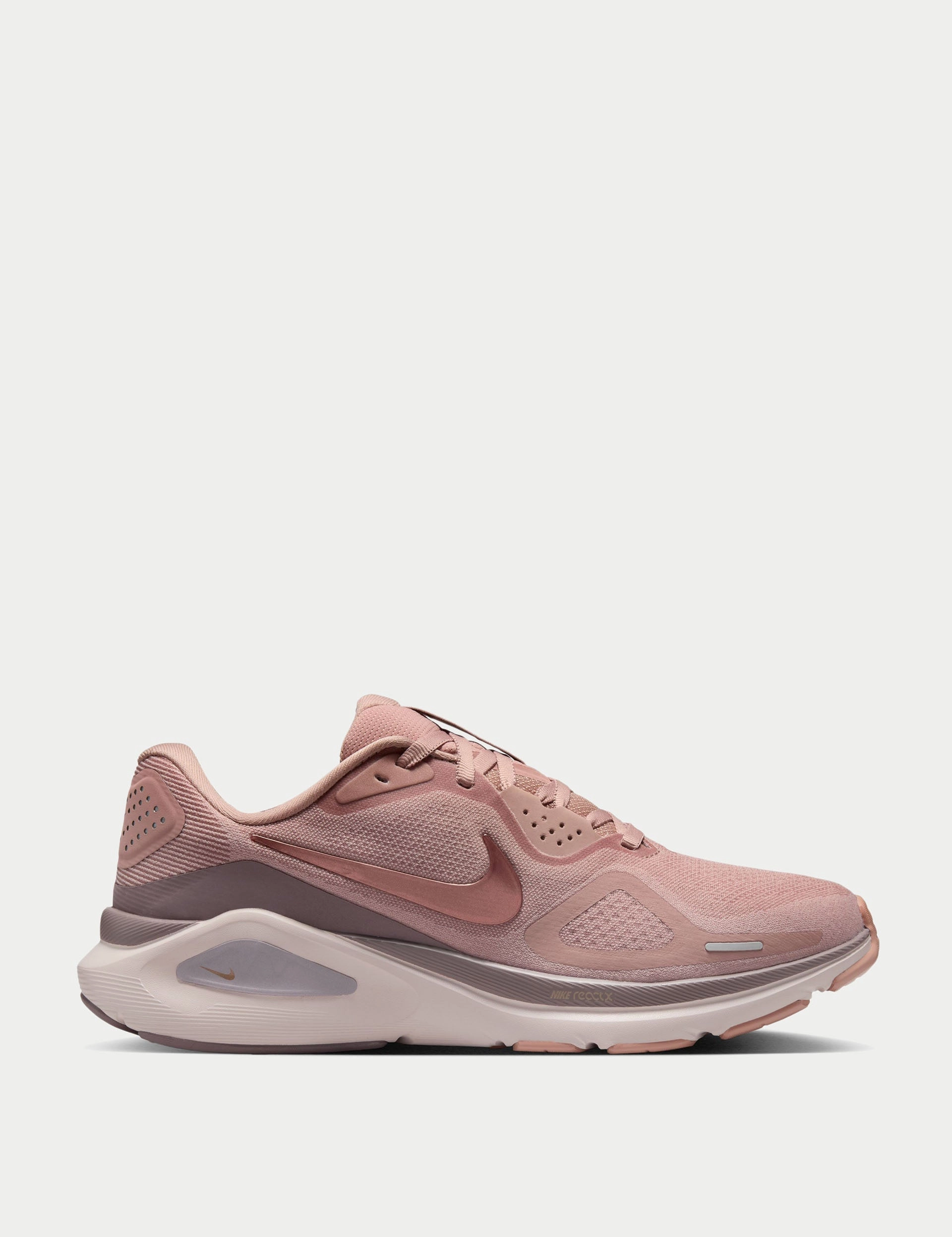 Structure 26 Shoes - Particle Pink/Metallic Rose Gold/Taupe Grey Asics Game Ff Tennis Shoes