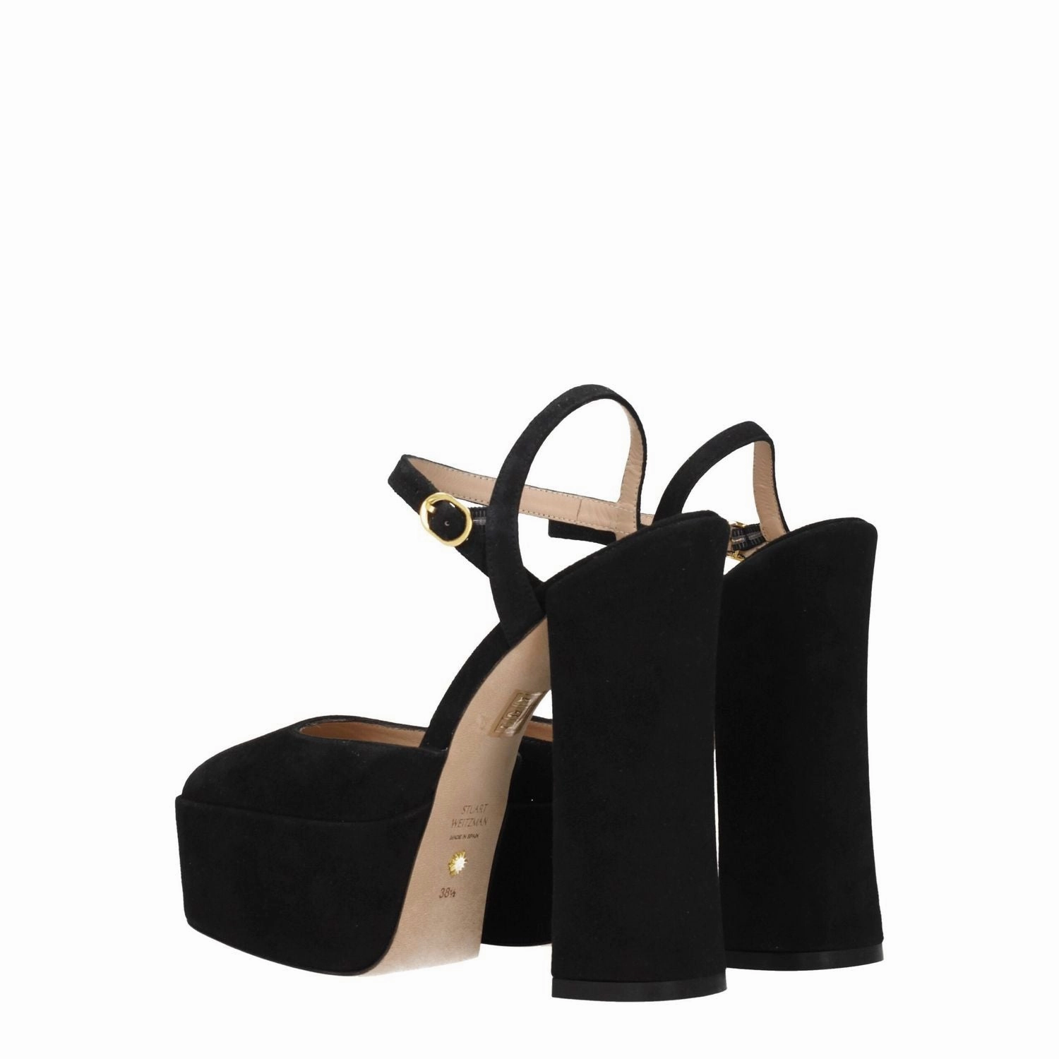 Raffia Platform Sandals Stuart Weitzman Black Leather Platform Sandals