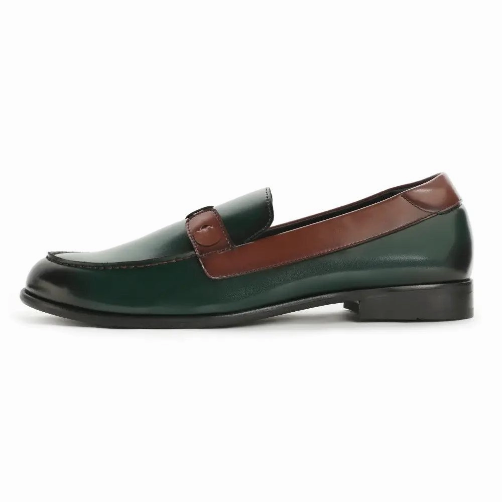 Baldwin - Green Slip On Union Loafers Cafe