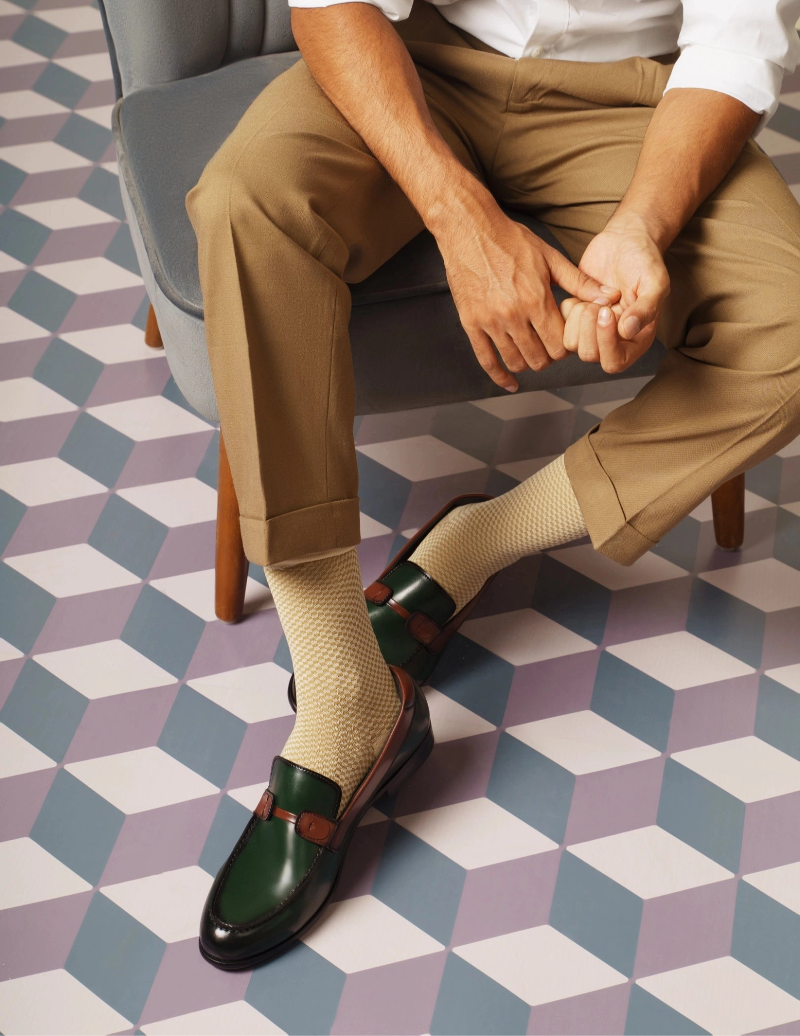 Christyn Penny Loafers Baldwin - Green Slip On