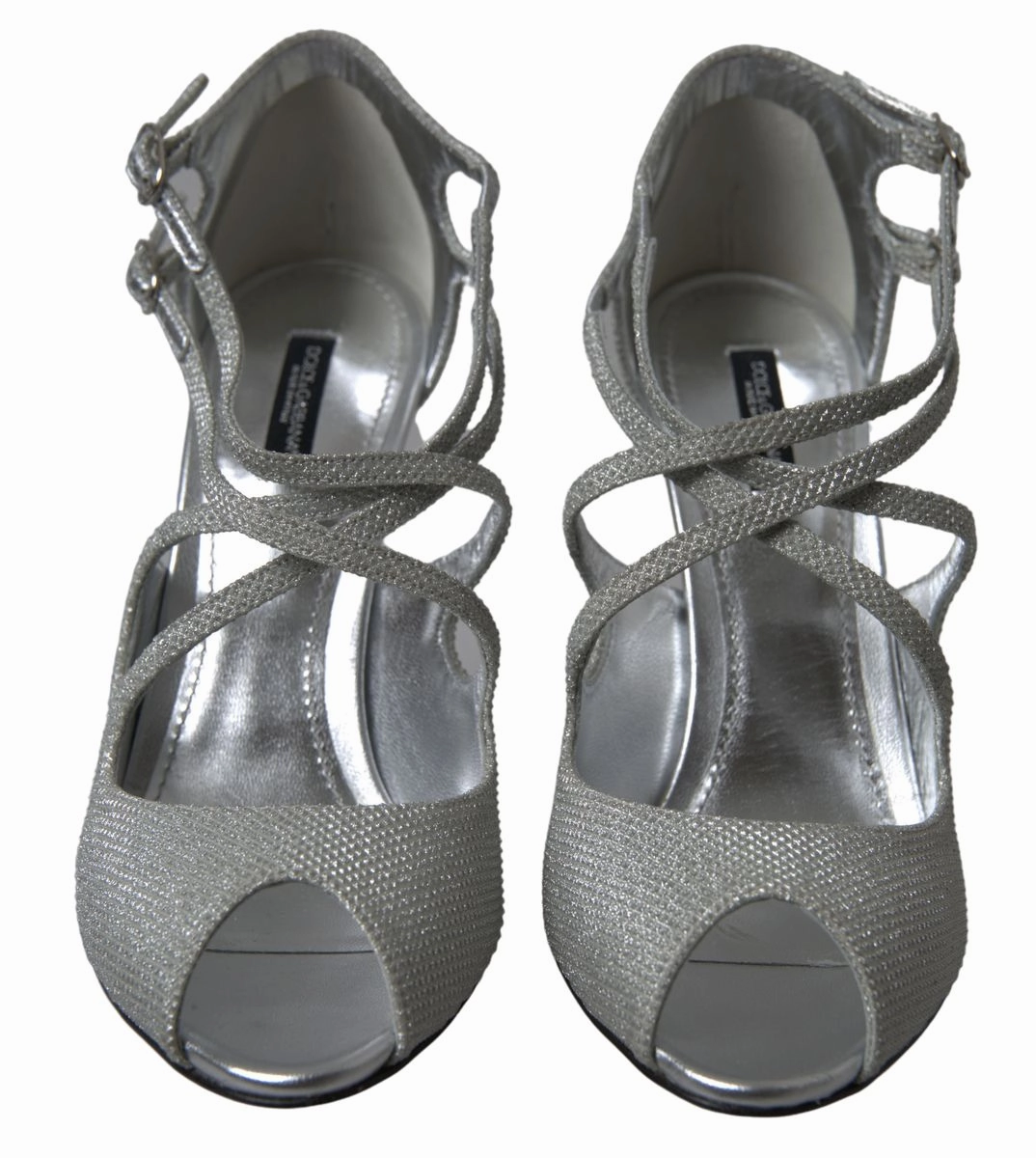 Silver Shimmers Sandals Heel Pumps Shoes Sandals Granada