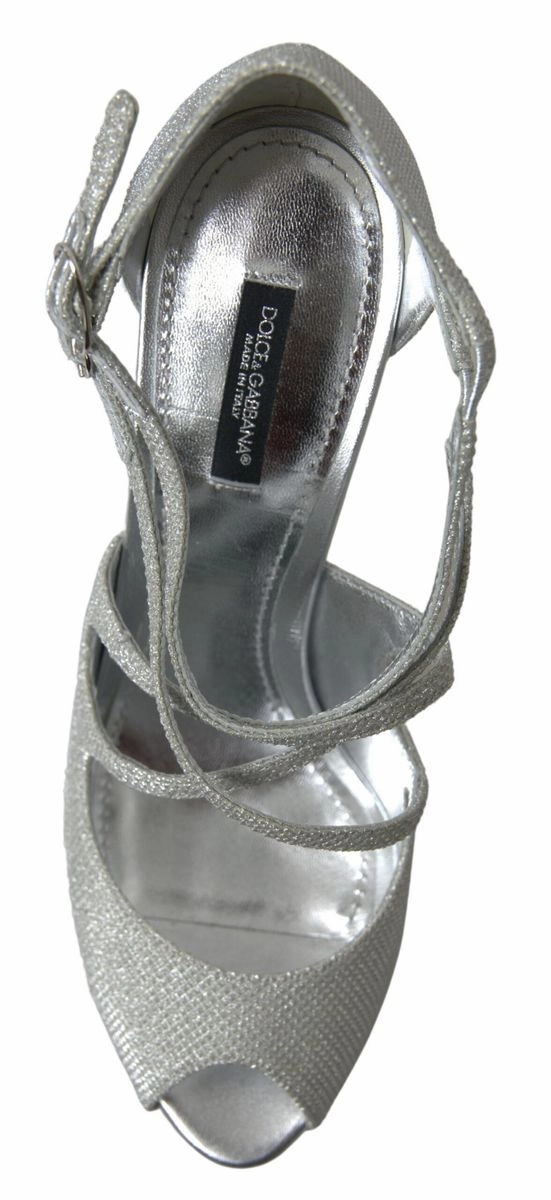 Size 12 Sandals Silver Shimmers Sandals Heel Pumps Shoes