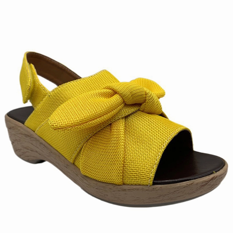 Genuine Leather Sandals Summer Women Bowknot Thick Bottom Washable Fashion Sandals