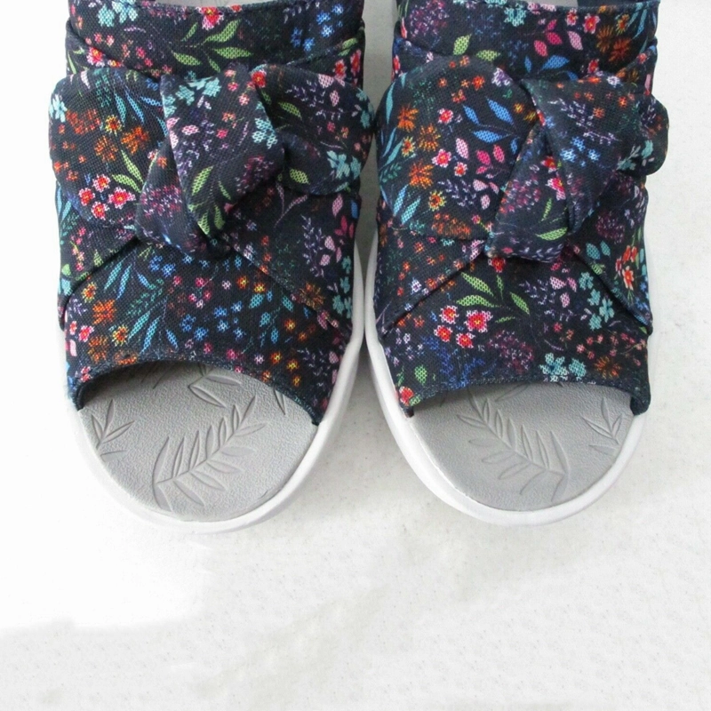 Summer Women Bowknot Thick Bottom Washable Fashion Sandals Sandals Fashion Nova