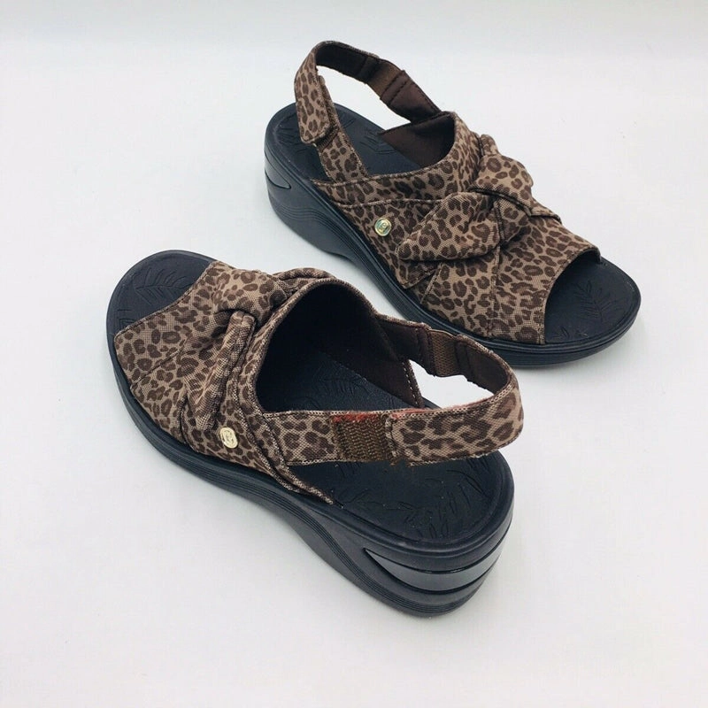 Summer Sandals Summer Women Bowknot Thick Bottom Washable Fashion Sandals