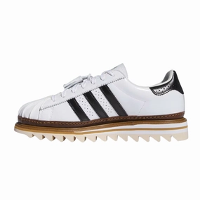 Adidas Superstar CLOT by Edison Chen White Crystal Sand Cloud White Core Black Adidas.golf Shoes