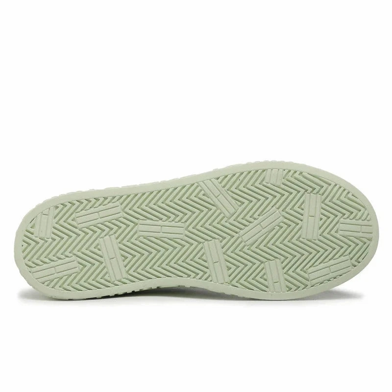 Tommy Hilfiger Jeans Cool ESS Leather Sneaker Women - WHYGRN 10xl Sneakers