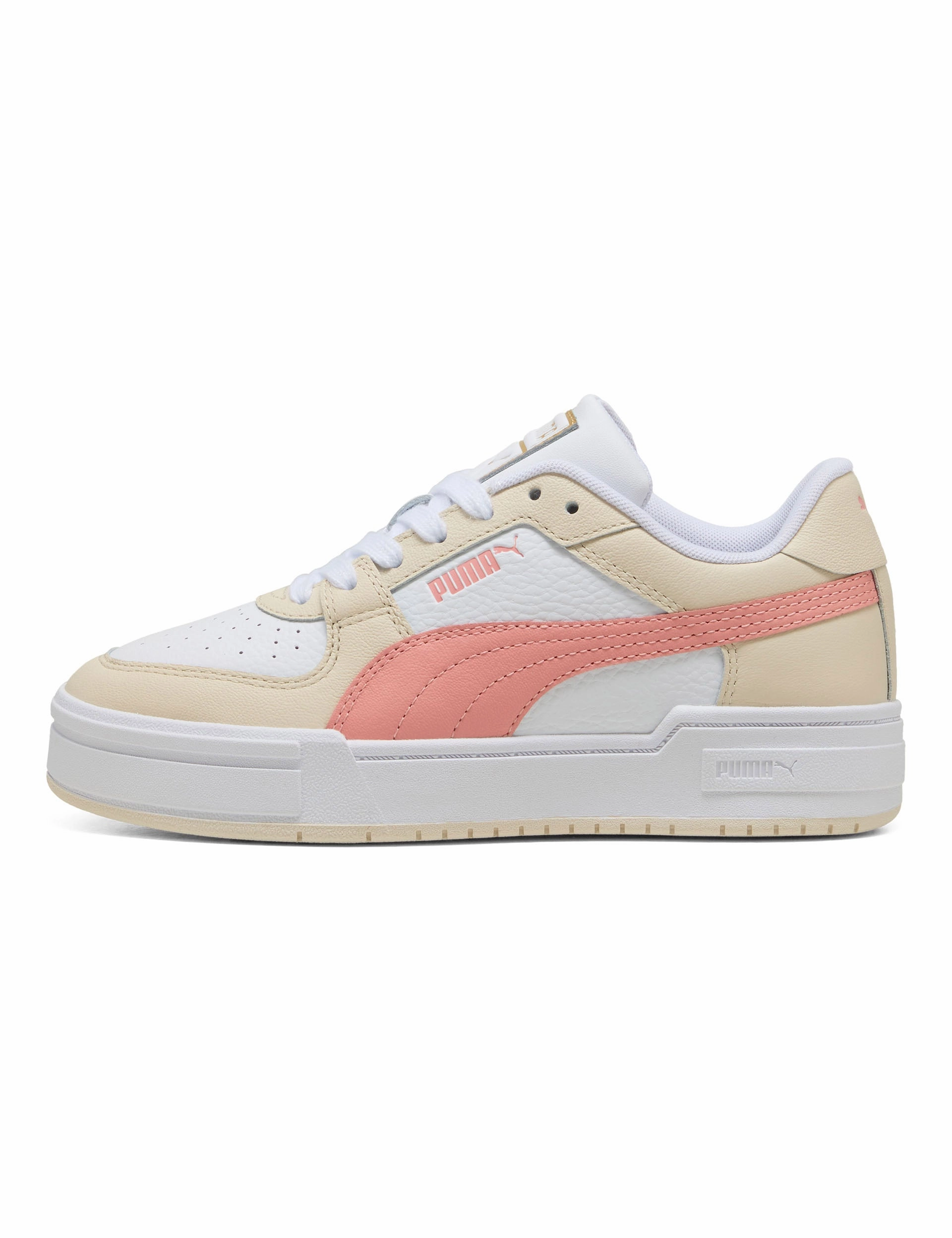 CA Pro Classic II Sneakers - White/Alpine Snow/Pink Fruit Asics Gel Dedicate Tennis Shoes