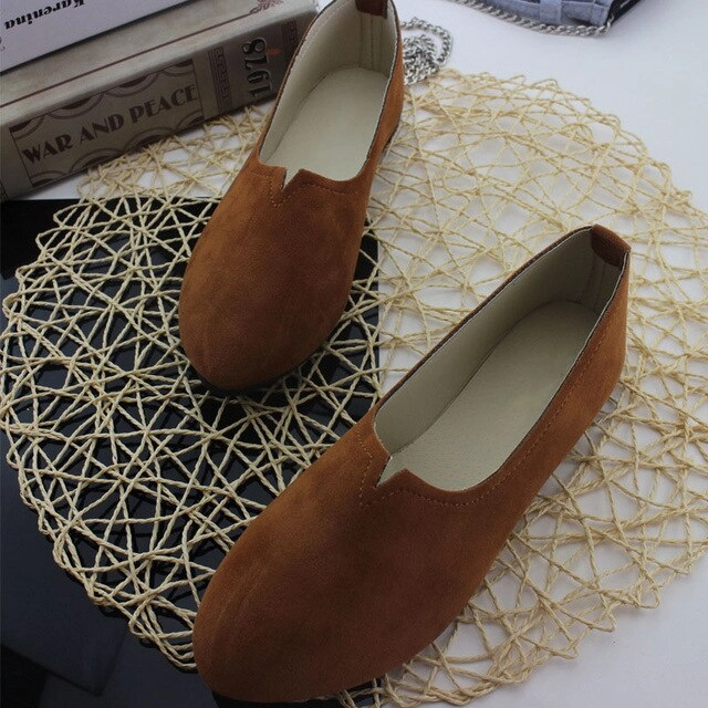 Ladies Shoes Ballet Flats Women Flat Shoes Woman Ballerinas Black Large Size 43 Casual Shoe Sapato Womens Loafers Zapatos Mujer