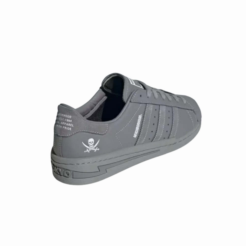 Adidas Lifestyle Tennis Shoes Adidas Superstar Neighborhood Cement Grey Cloud White