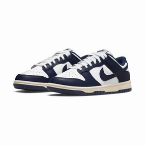 Best Running Shoes Asics Women's Dunk Low White Navy Vintage Cream