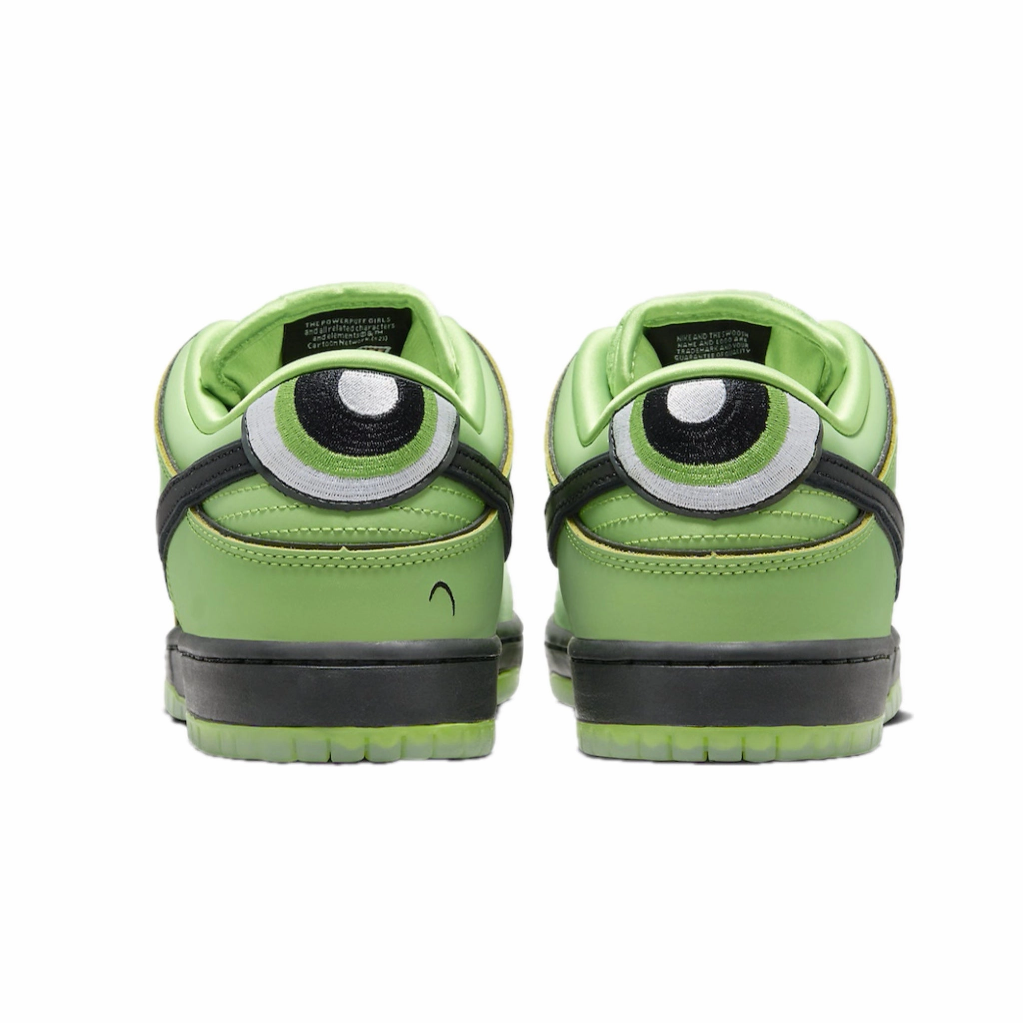Asics Hybrid Shoes Nike SB Dunk Low (PS) The Powerpuff Girls Buttercup Mean Green Black Lotus Pink