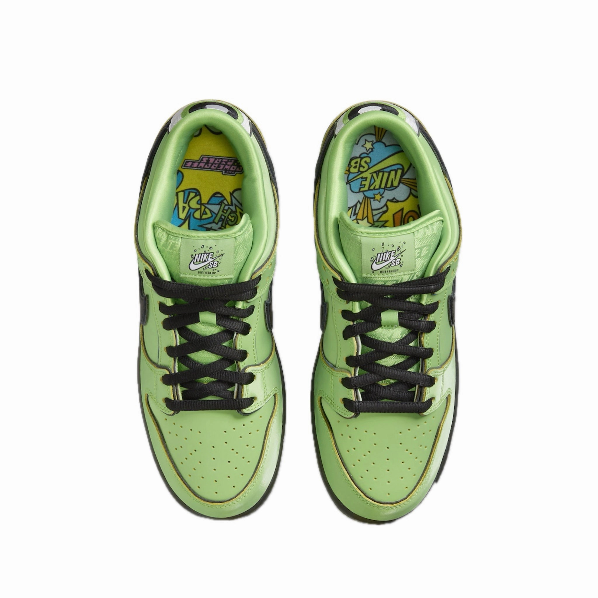 Asics Kayano Golf Shoes Nike SB Dunk Low (PS) The Powerpuff Girls Buttercup Mean Green Black Lotus Pink