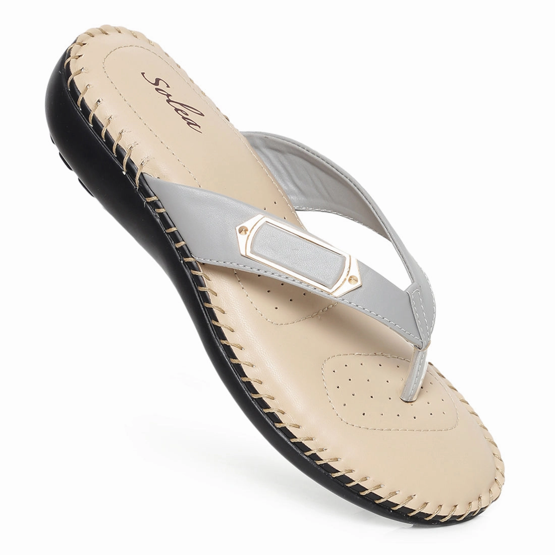 Paragon  K6013L Women Sandals | Casual & Formal Sandals | Stylish, Comfortable & Durable | For Daily & Occasion Wear Goga Mat Sandals