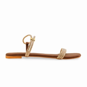 Brown Fancy Sandal LFN417 Shoe 7.0 Hydradri Flat