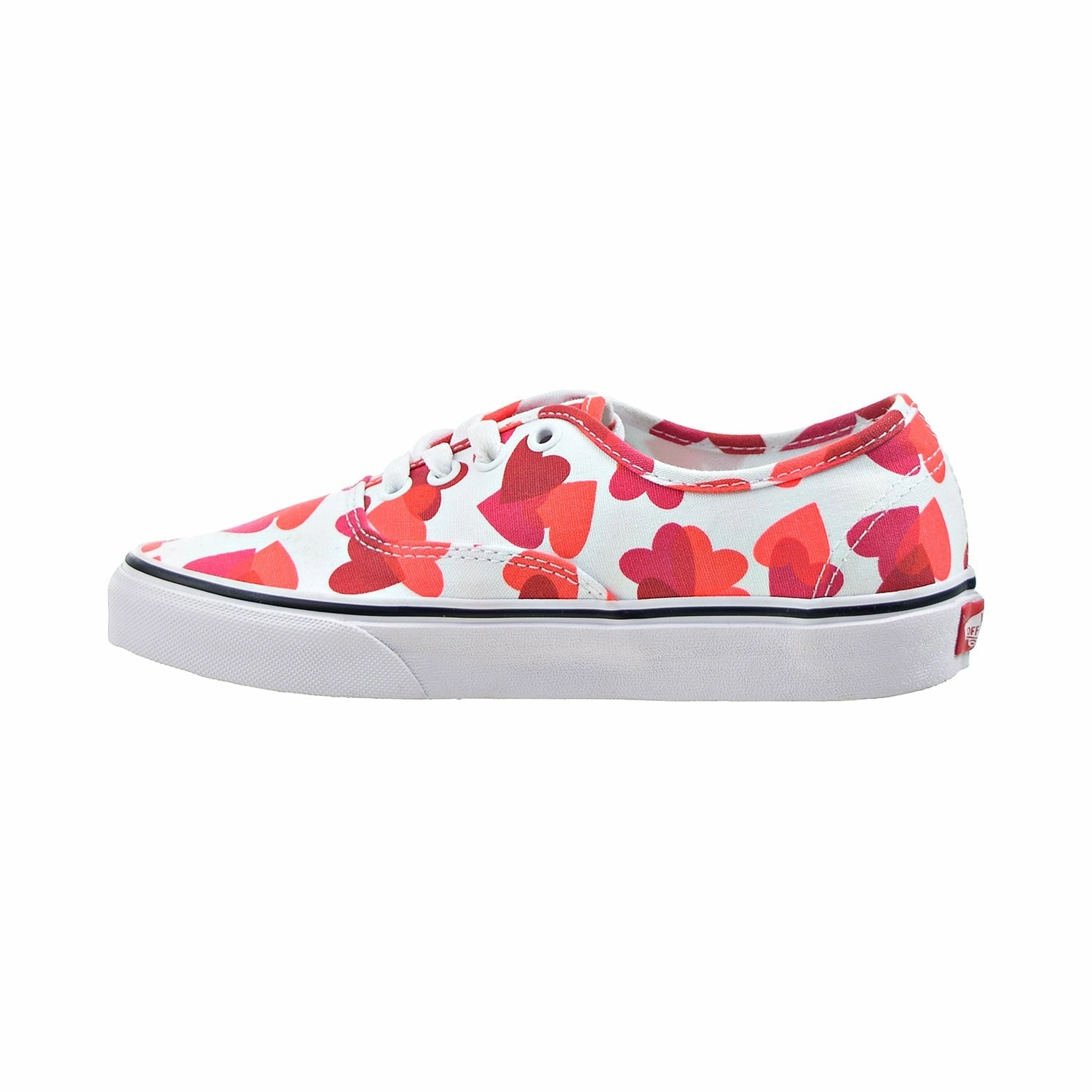 Casual Shoes In Narrow Widths Vans Authentic "Valentine Hearts" Men's Shoes True White-Red