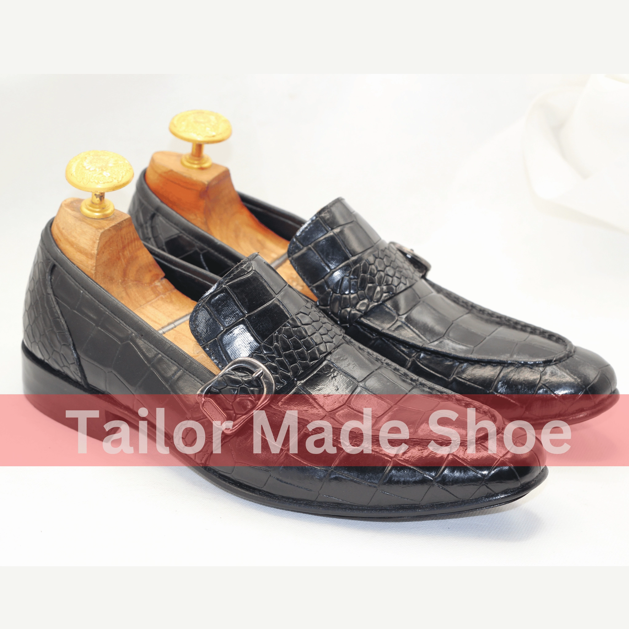 Dsw Franco Sarto Loafers Men's Black Crocodile-Embossed Leather Loafers  Luxury Design Men's Luxury Slip-On Black Loafers  Classic Crocodile Pattern