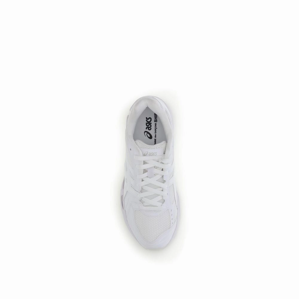Asics Shoes Walking Comme Des Garons White Polyamide Athletic Sneakers