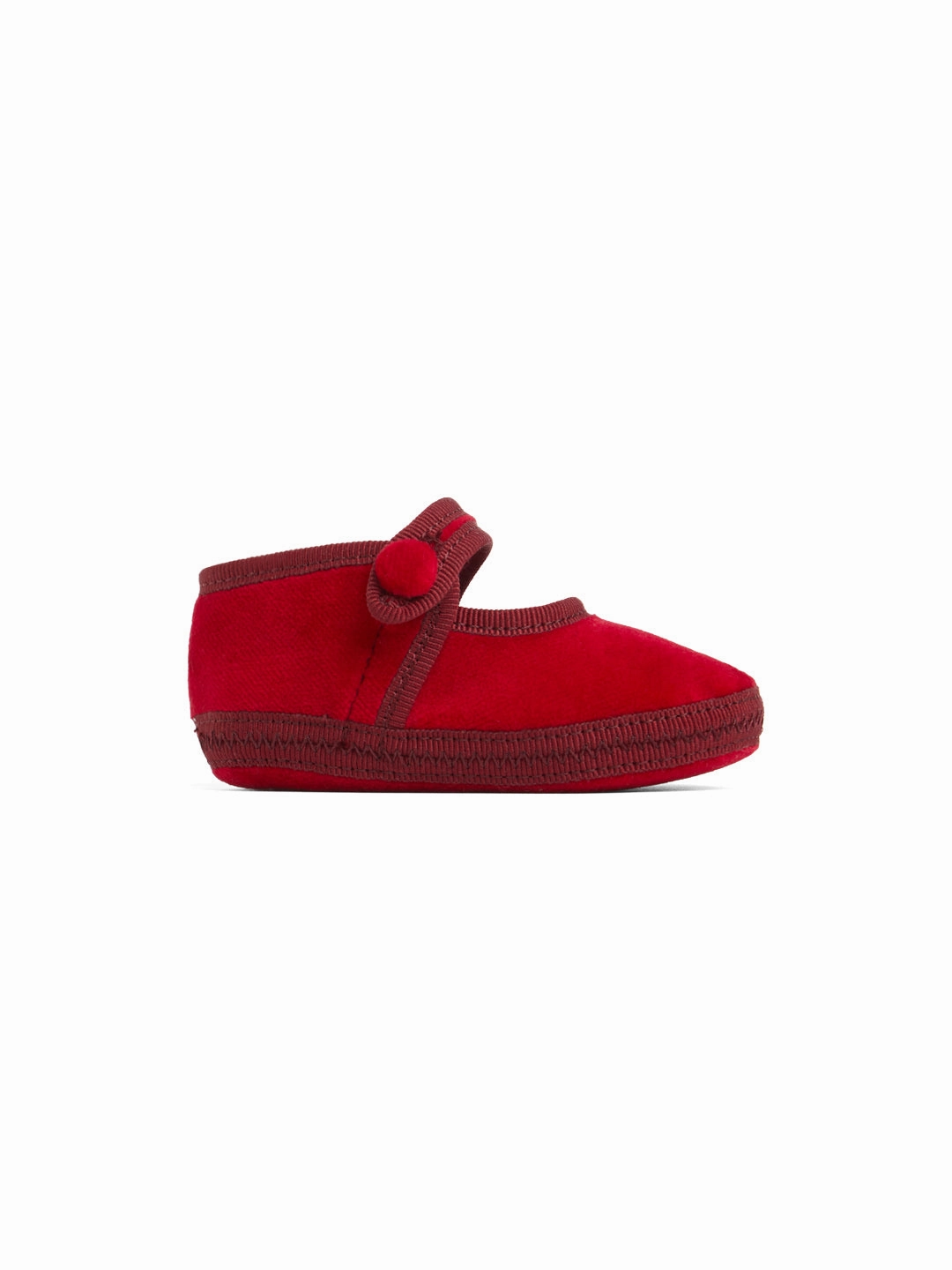 Italian velvet Mary Jane baby friulane Warmies Slippers