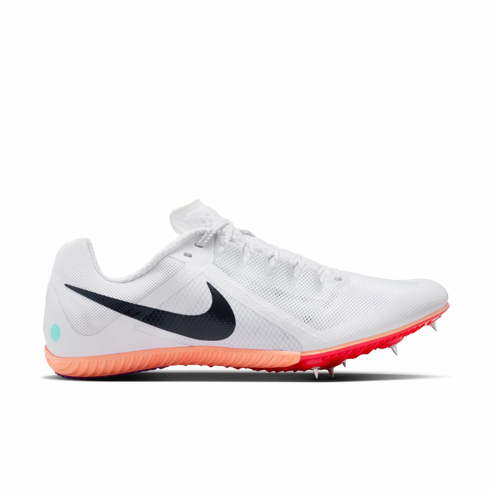 Nike | Unisex Zoom Rival Track & Field Multi-Event Spikes - White/Obsidian-Bright Crimson Asics Shoes Wrestling