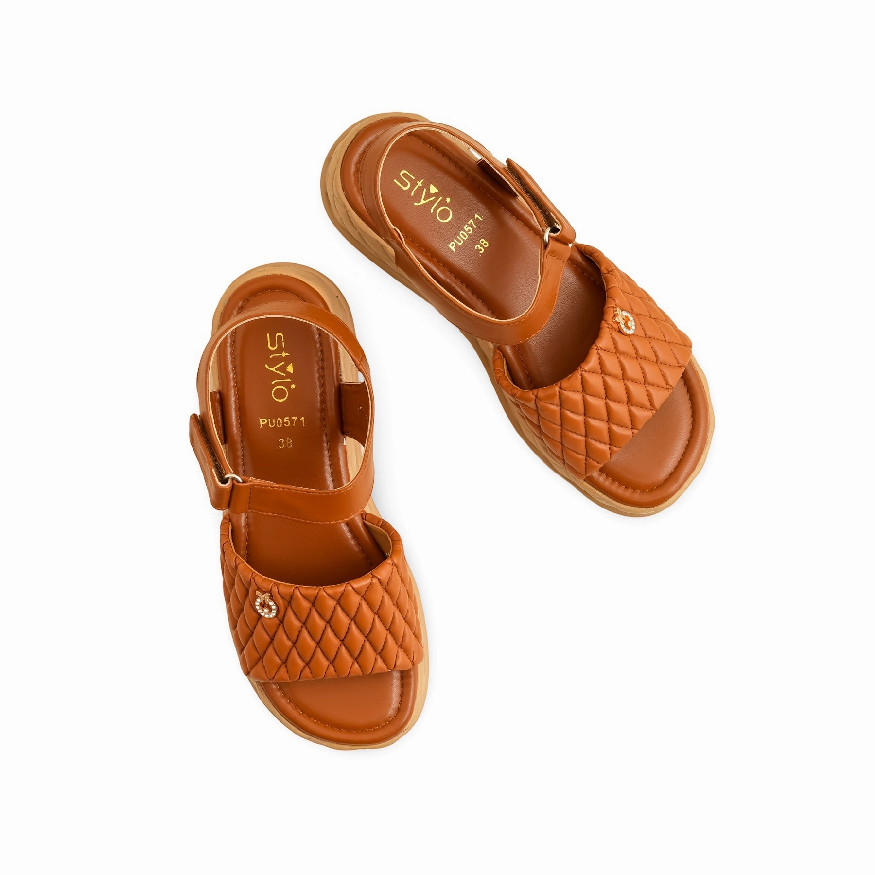 Tan Formal Sandal PU0571 Ugg Tazz Platform Slippers