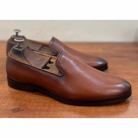 Tassel Loafers With Suit Tan Hand Finished Loafers