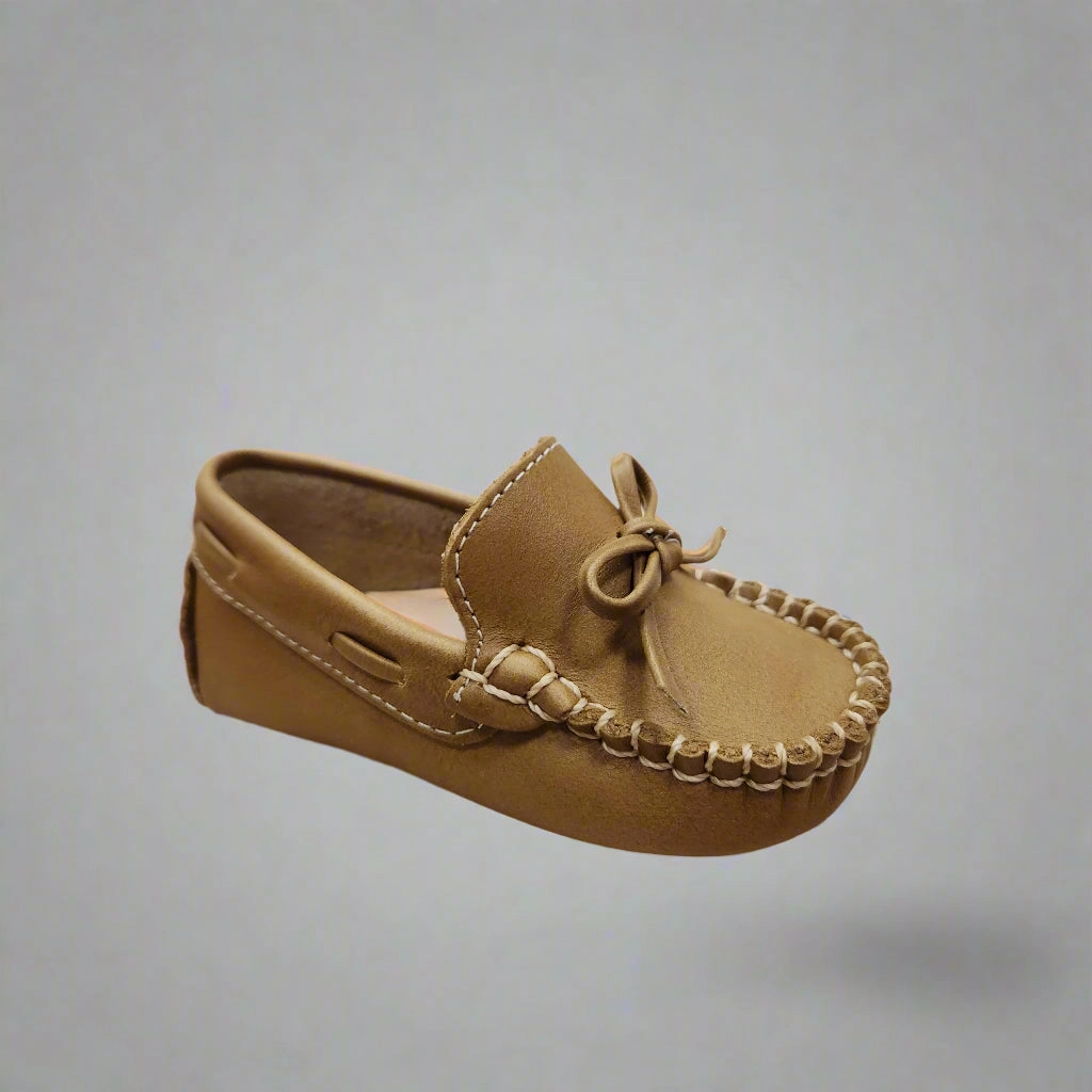 Tan Toddler Driver Loafer Skateboarding Loafers