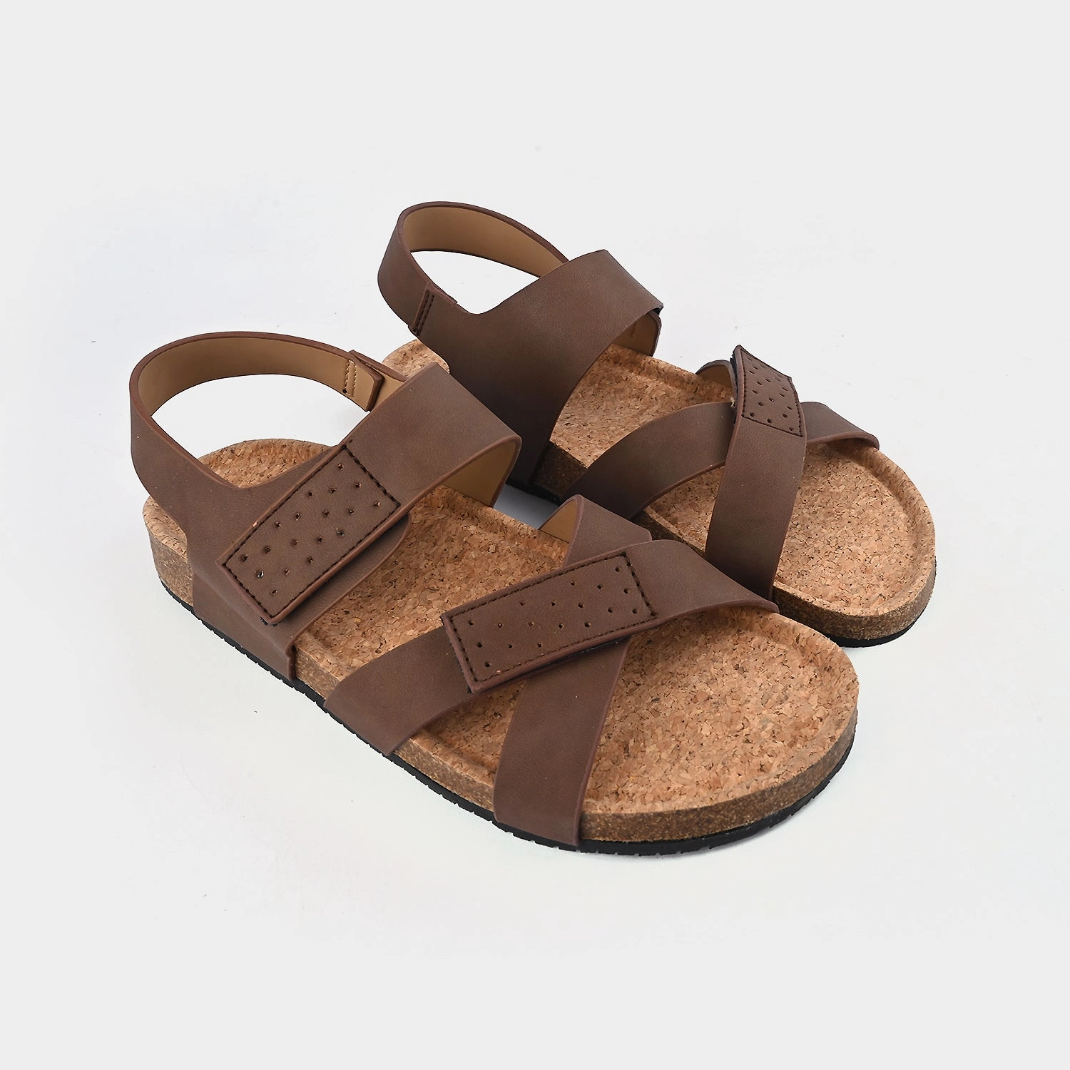 Teens Boys Sandal PD-08-COFFEE Geta Slippers
