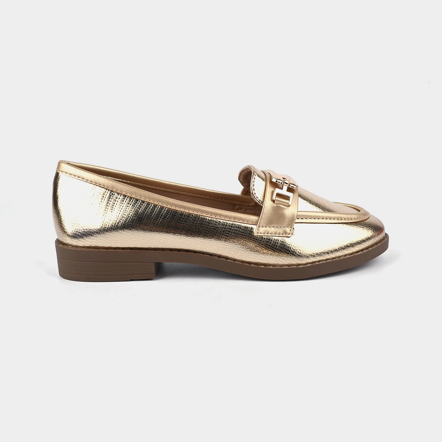 Parisian Loafers Teens Girls Loafers OS-12-Golden