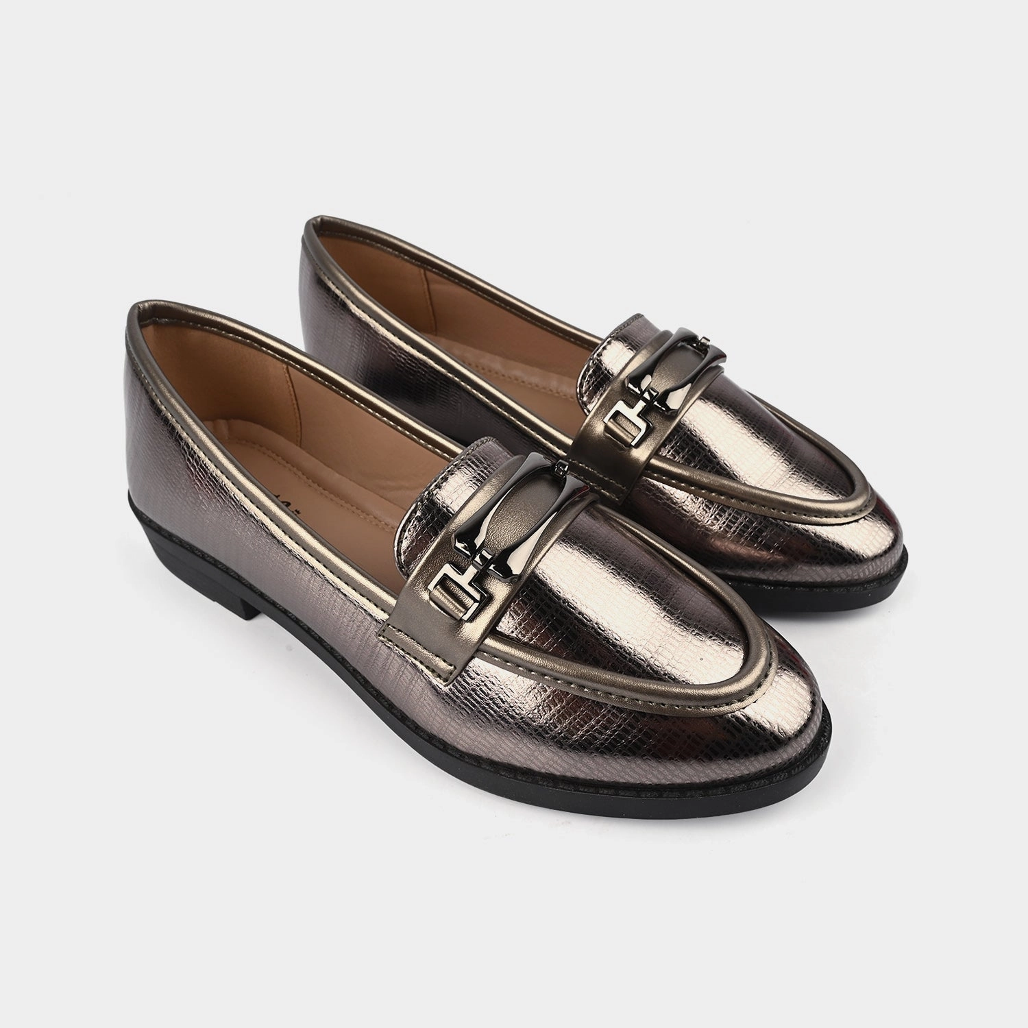 Denise Loafers Teens Girls Loafers OS-12-GREY