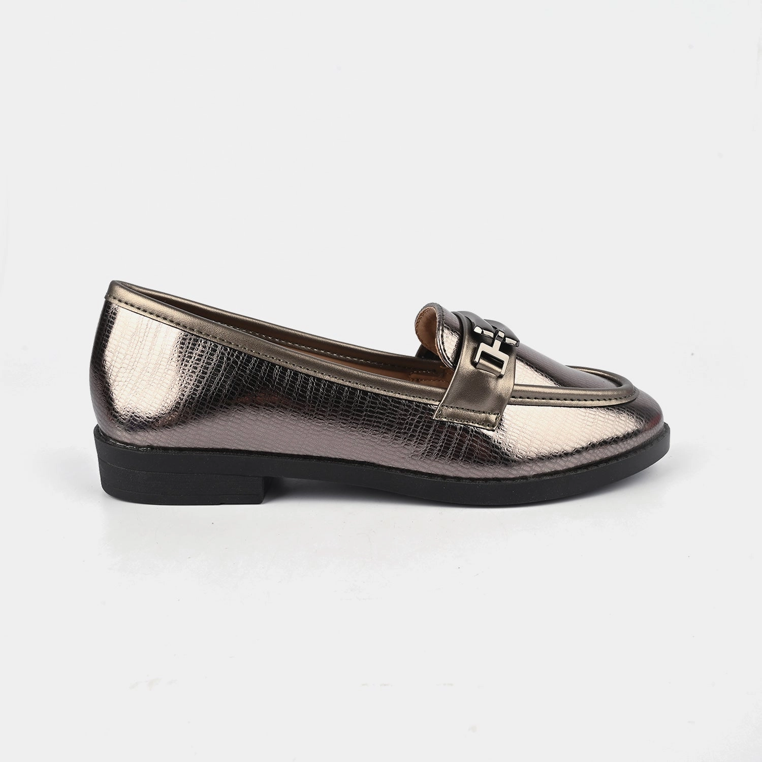 Loafers Rubber Horsebit Teens Girls Loafers OS-12-GREY