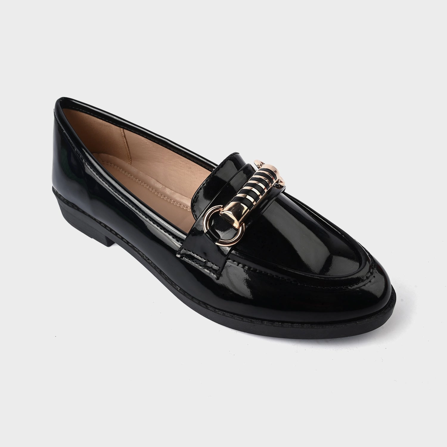 Fussbett Sabot Loafers Teens Girls Loafers OS-13-BLACK