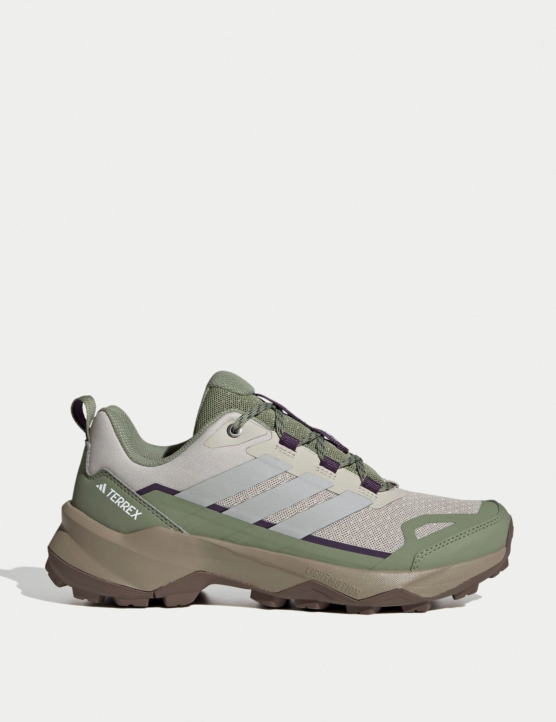 Adidas Zx Flux Primeknit Shoes Terrex Skychaser AX5 Hiking Shoes - Beige/Grey Two/Tent Green