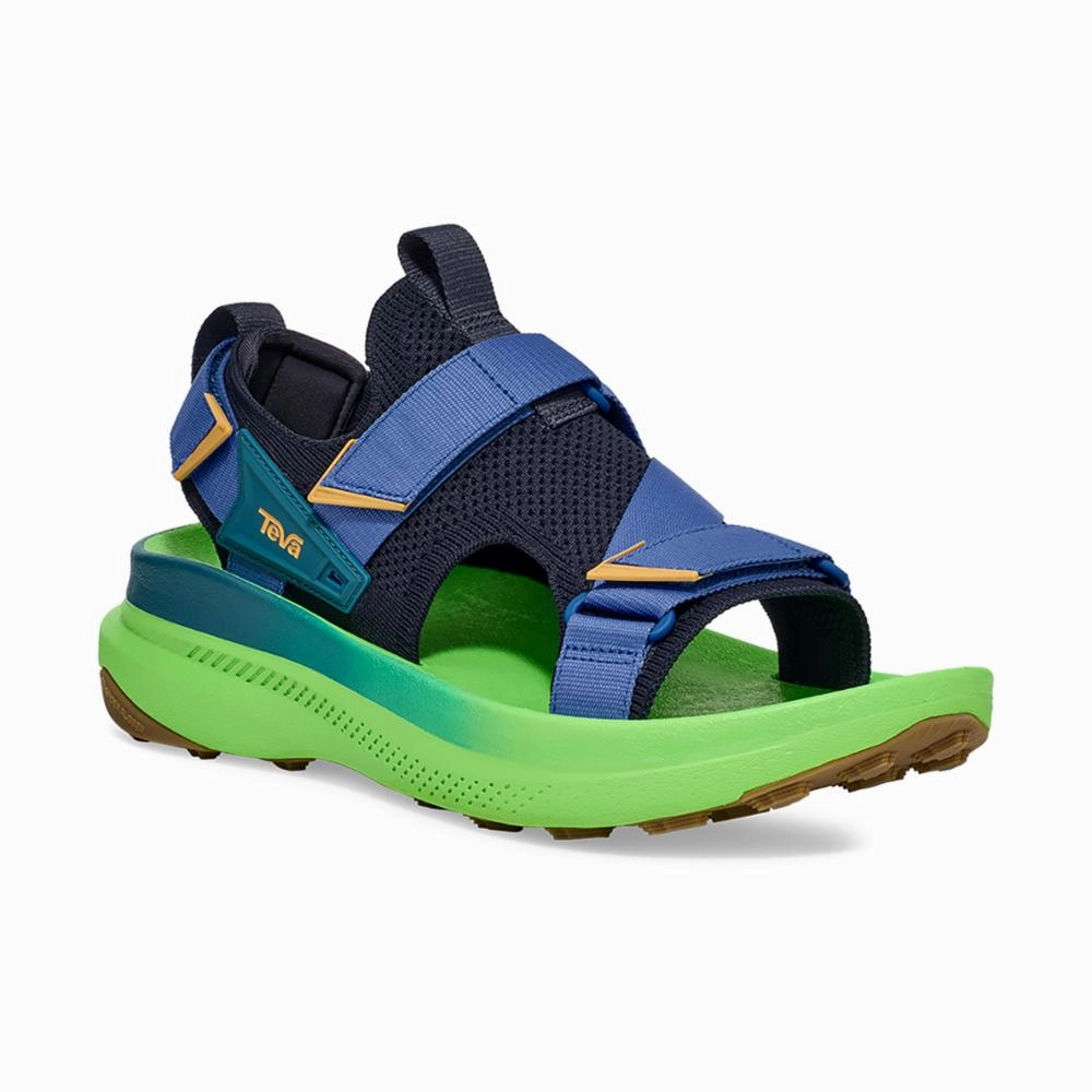 Most Affordable Running Shoes Teva Men AVENTRAIL SANDAL TOTAL ECLIPSE/GREEN FLASH