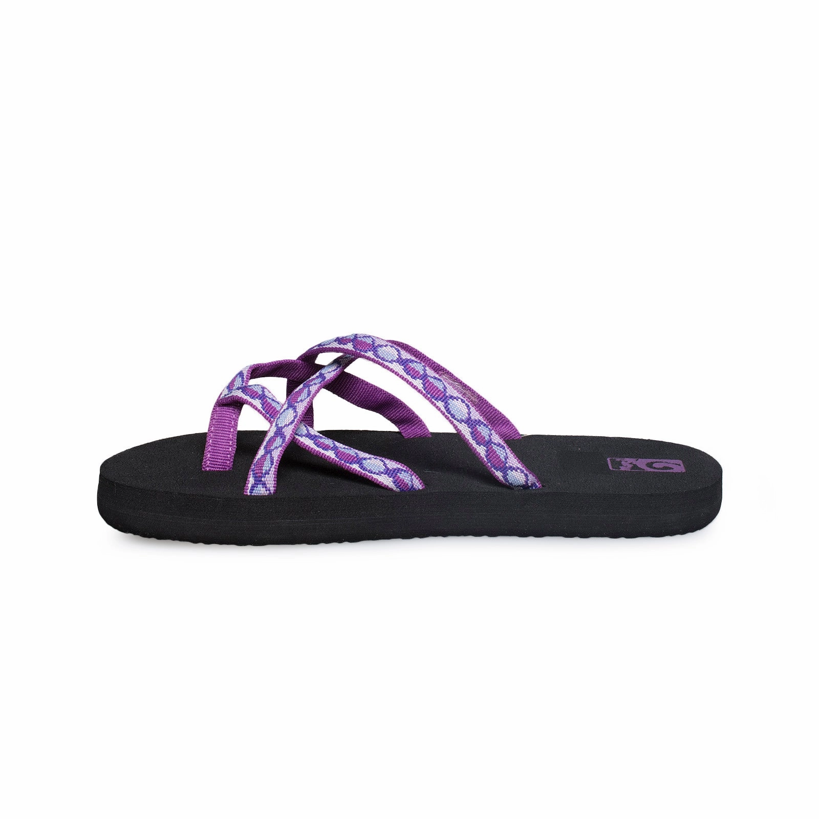 Teva Olowahu Junior Zaro Purple Flip Flops - Youth Bathroom Flip Flops