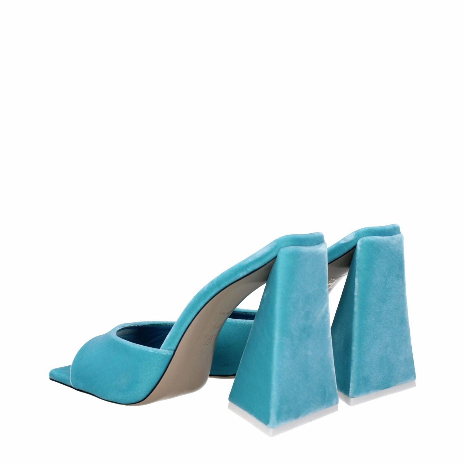Sandals Grenada Sandals Reviews The Attico Light Blue Velvet Platform Sandals