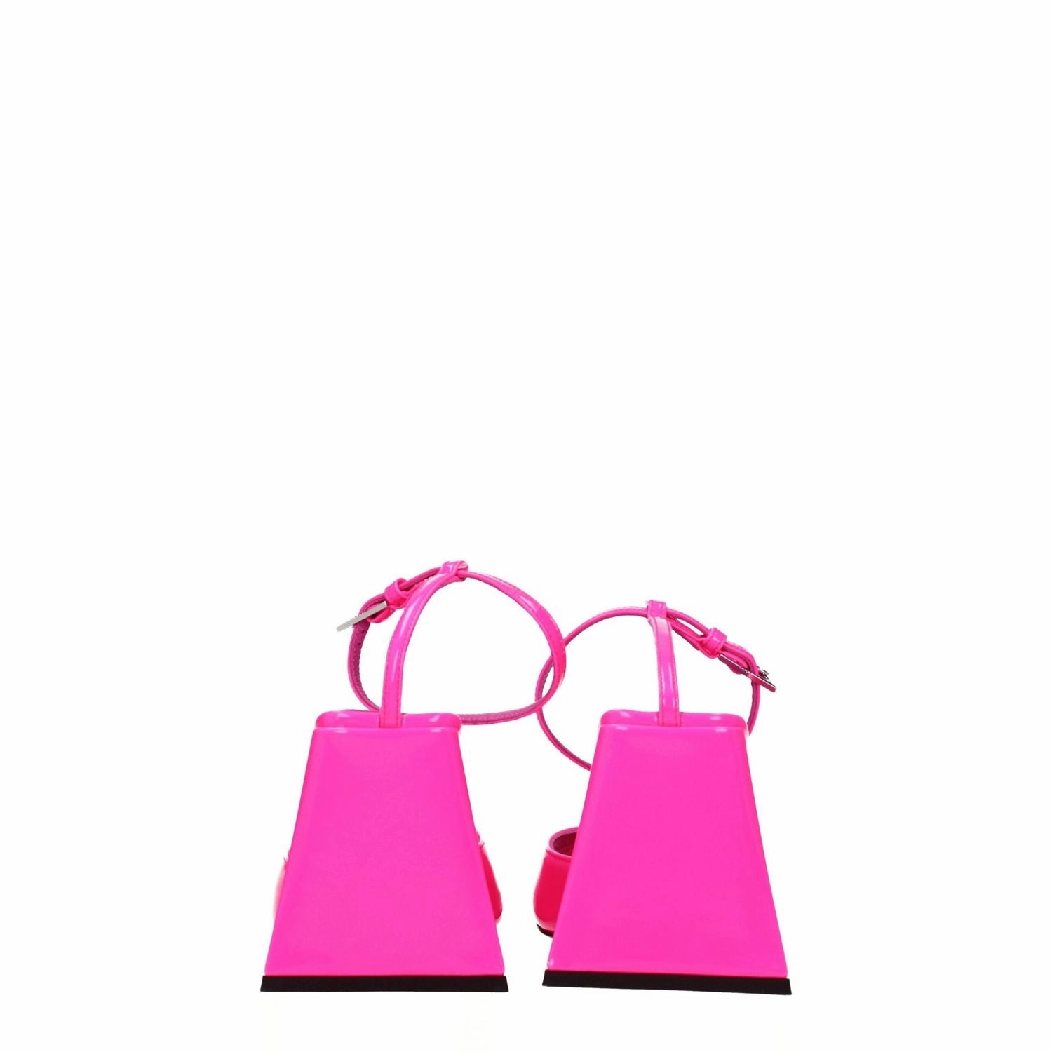 The Attico Pink Leather Stiletto Heel Sandals Women's Sandals